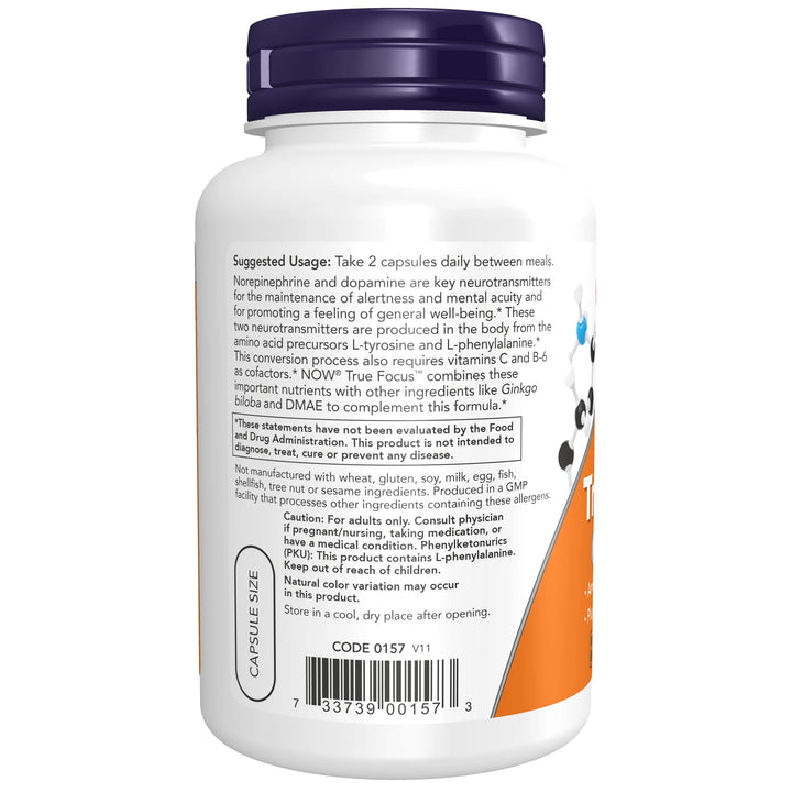 NOW Foods True Focus - 90 Veg Capsules