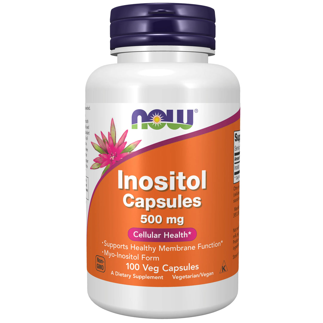 NOW Foods Inositol 500mg - 100 Veg Capsules