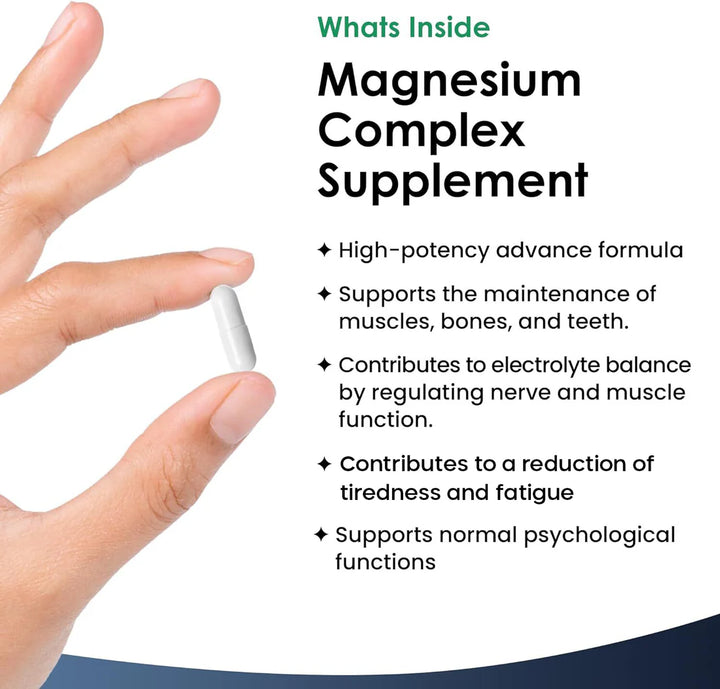 New Leaf Magnesium Complex  4 in 1 - 120 Capsules