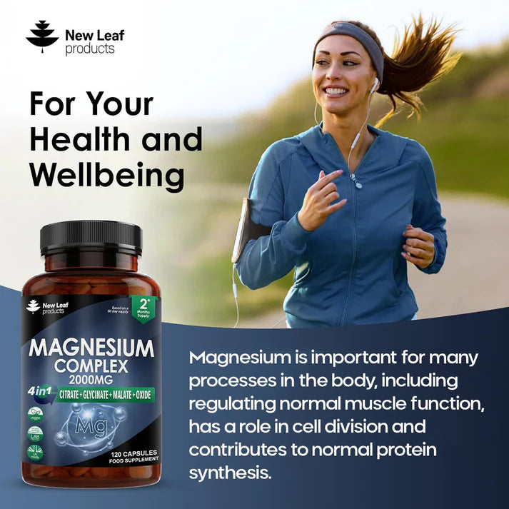 New Leaf Magnesium Complex  4 in 1 - 120 Capsules