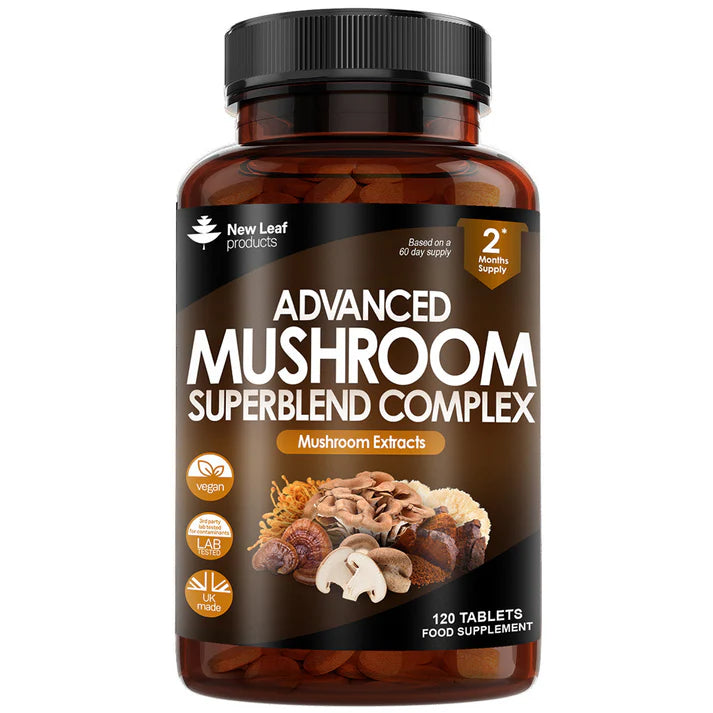 New Leaf Mushroom Advanced Superblend Complex - 120 Tablets