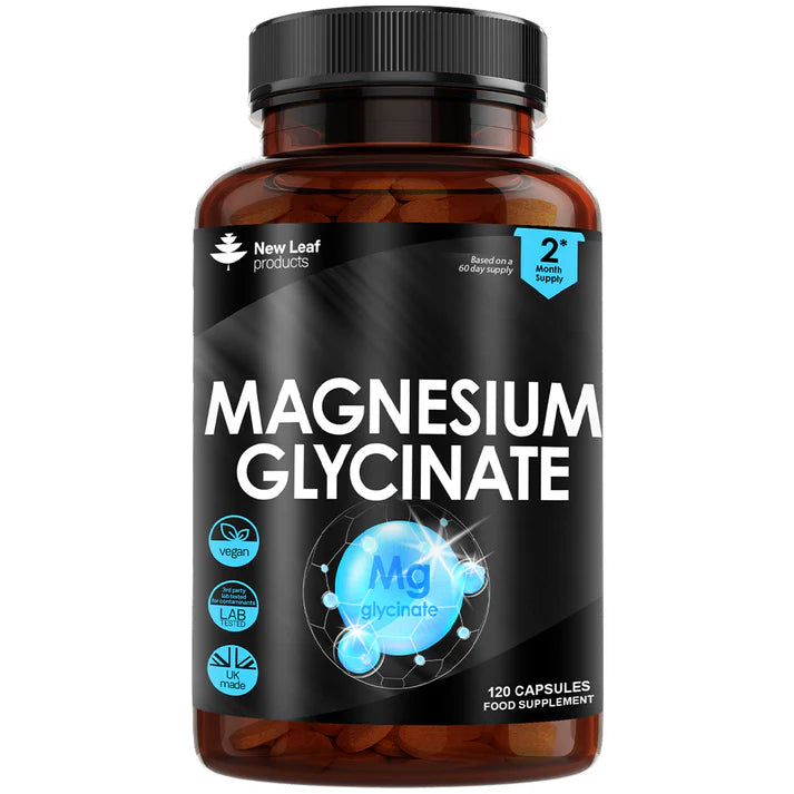 New Leaf Magnesium Glycinate - 120 Capsules – Vita Wellness