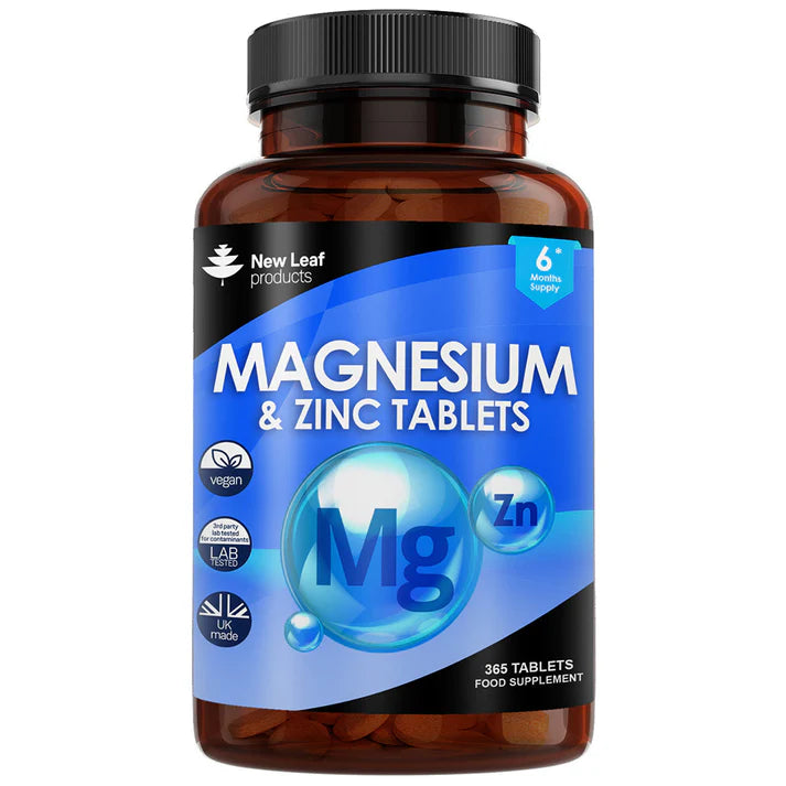 New Leaf Magnesium & Zinc High Strength - 365 Tablets
