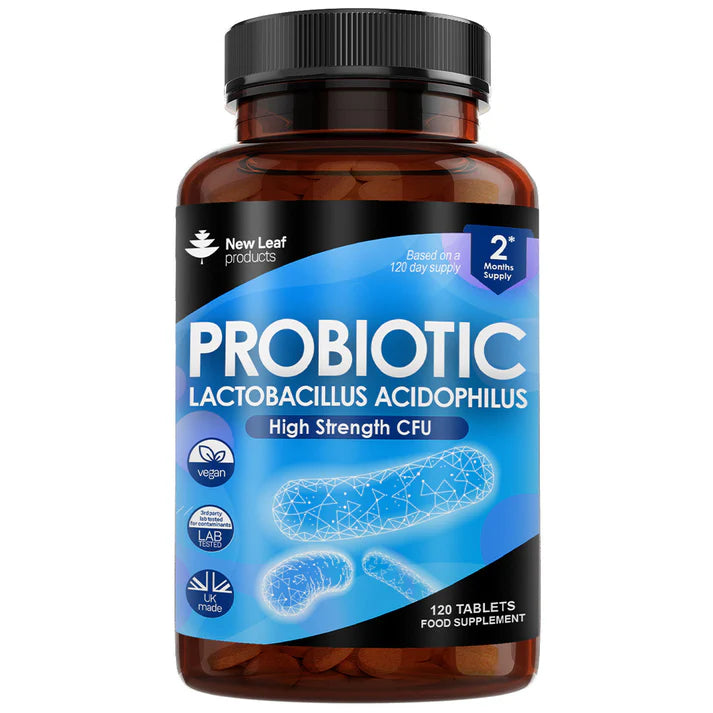 New Leaf Probiotic High Strength CFU - 120 Tablets