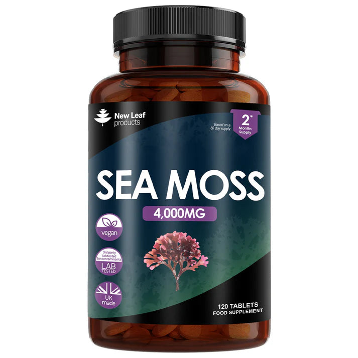 New Leaf Sea Moss Extract High Strength - 120 Tablets