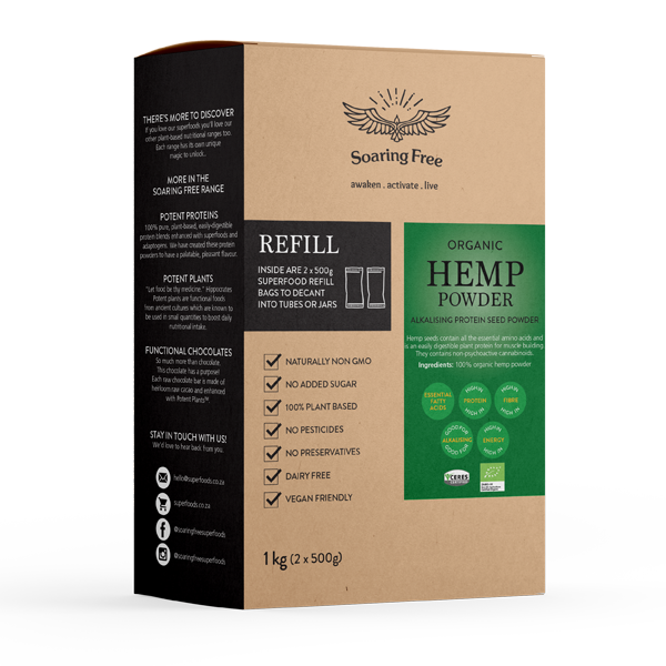 Soaring Free Superfoods Organic Hemp Protein Powder