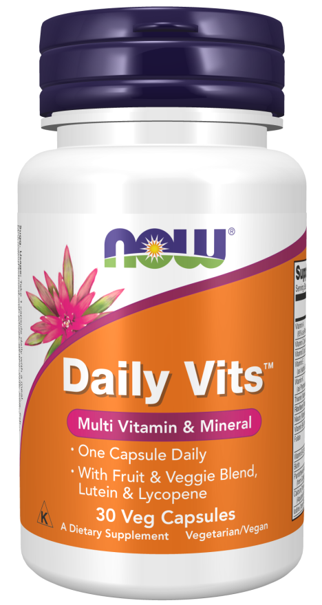 NOW Foods Daily Vits™ - 30 Veg Capsules