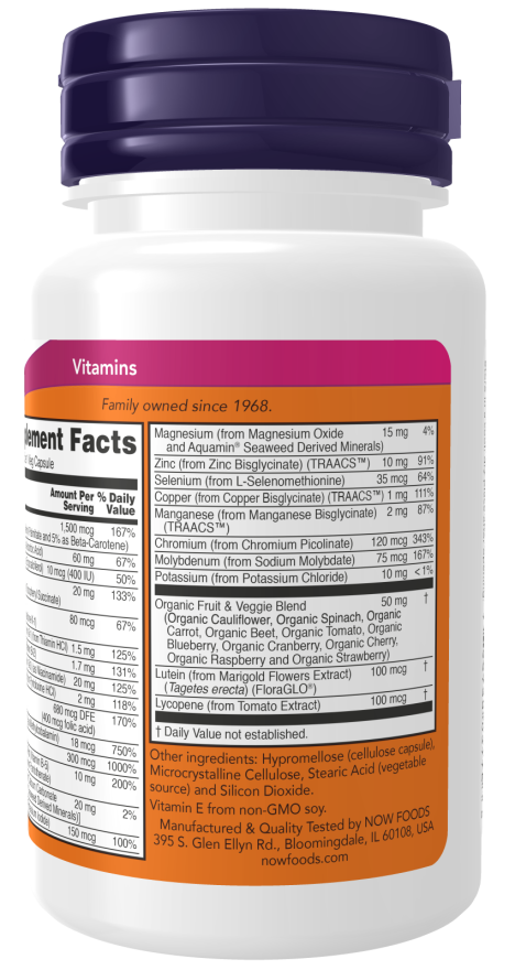 NOW Foods Daily Vits™ - 30 Veg Capsules