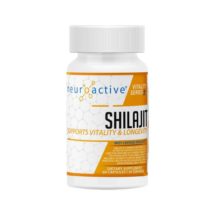 NeuroActive Shilajit (50% Fulvic Acid) Extract - 60 Capsules