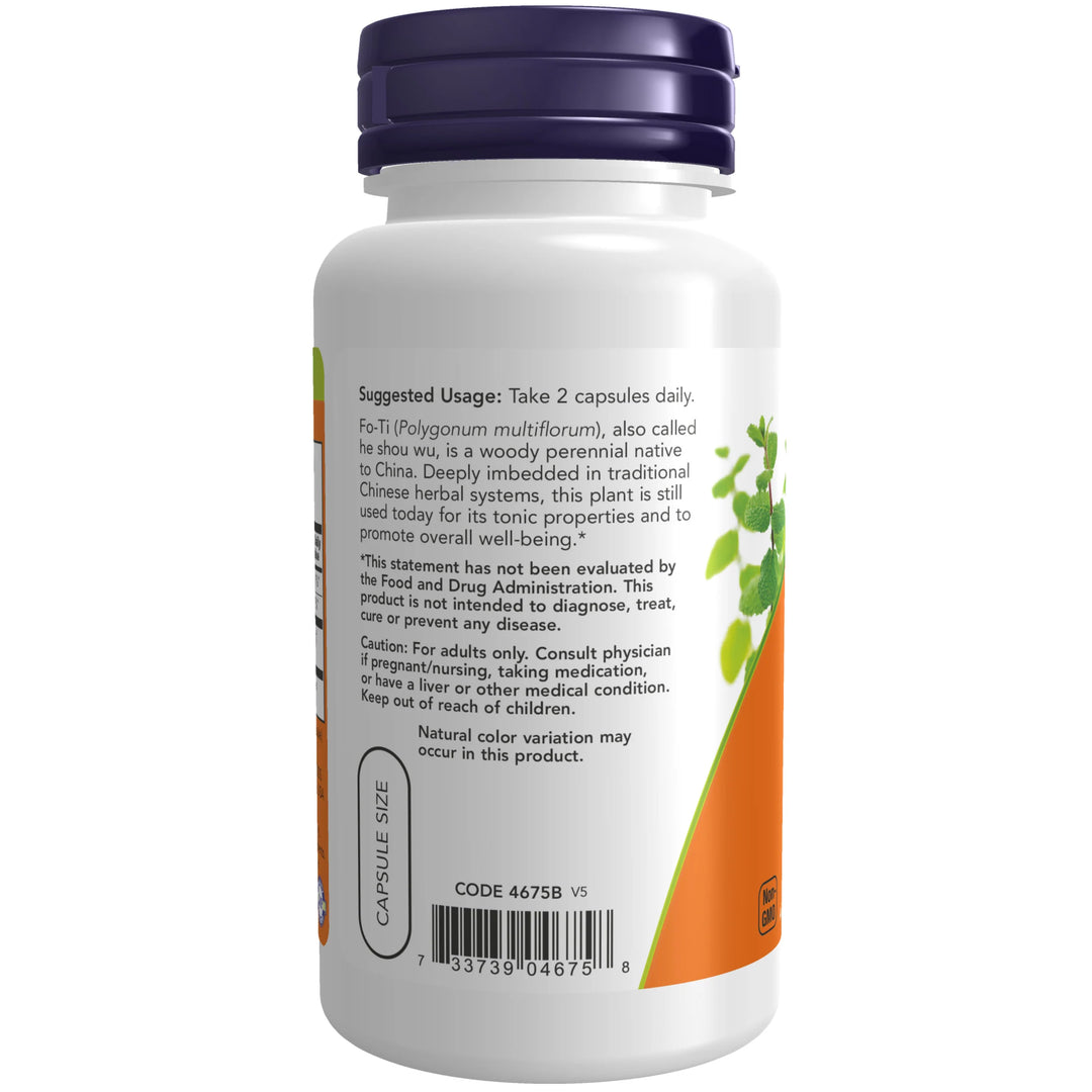 NOW Foods Fo-Ti 560 mg - 100 Veg Capsules