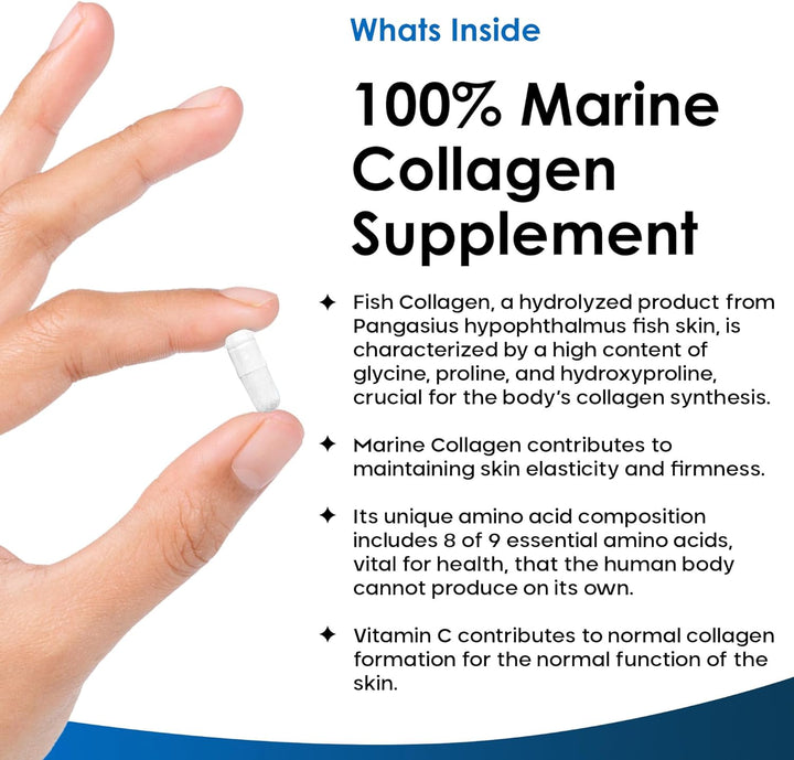 New Leaf Marine Collagen High Strength Complex - 60 Capsules