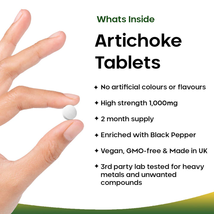 New Leaf Artichoke With Black Pepper - 120 Tablets