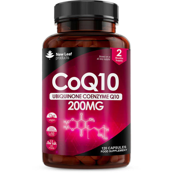 New Leaf CoQ10 Co Enzyme High Strength - 120 Capsules