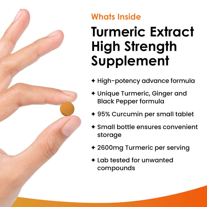 New Leaf Turmeric Curcumin & Ginger High Strength - 180 Tablets