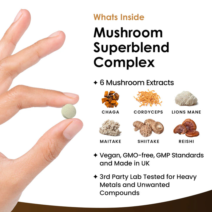 New Leaf Mushroom Advanced Superblend Complex - 120 Tablets