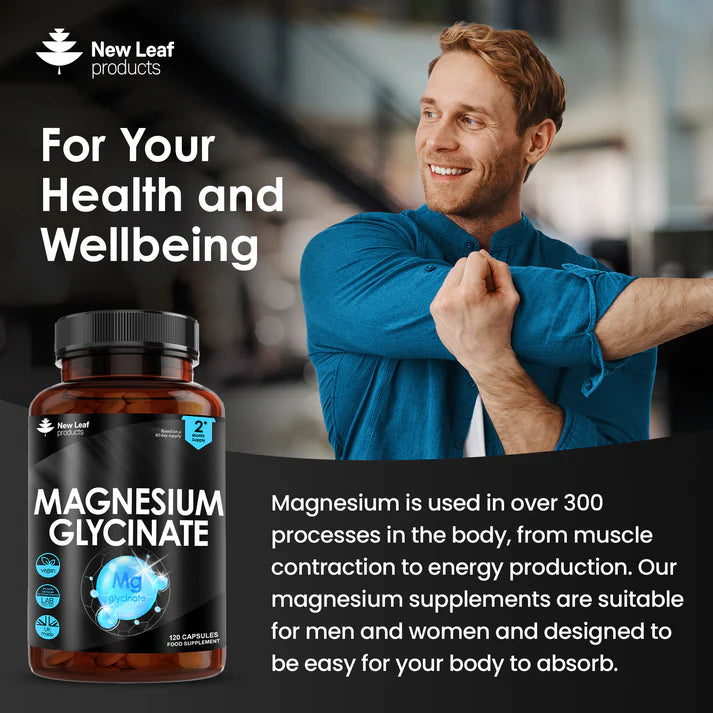 New Leaf Magnesium Glycinate - 120 Capsules