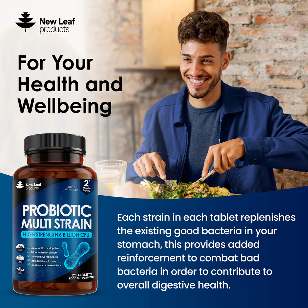 New Leaf Probiotic High Strength Multi Strain - 120 Tablets