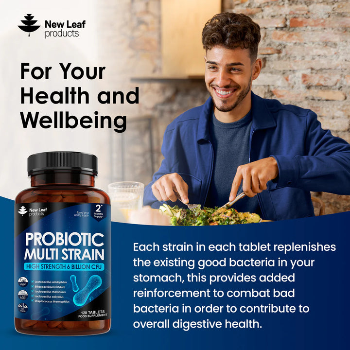 New Leaf Probiotic High Strength Multi Strain - 120 Tablets