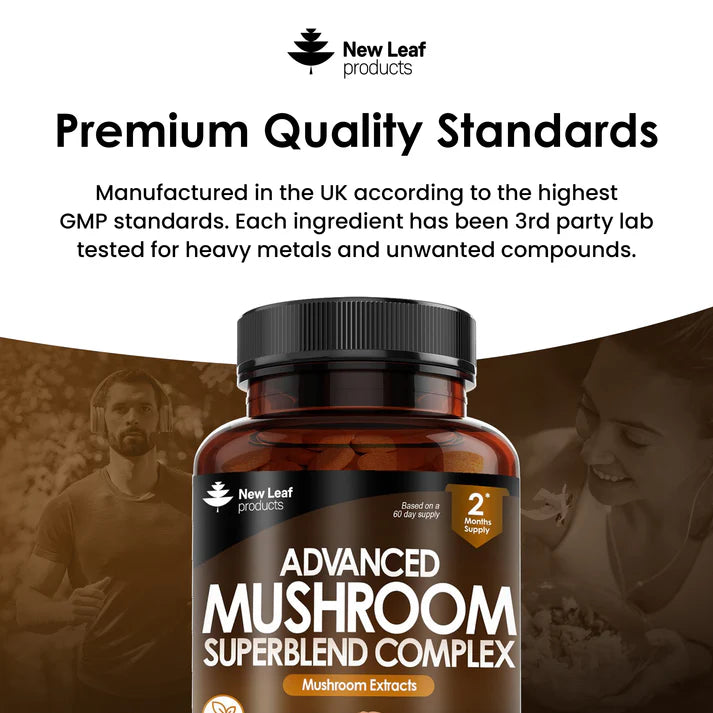 New Leaf Mushroom Advanced Superblend Complex - 120 Tablets