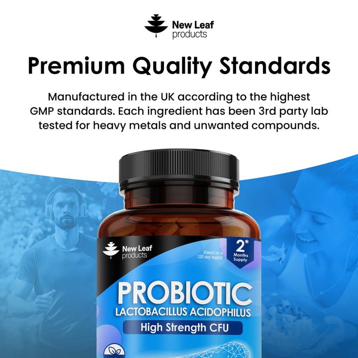 New Leaf Probiotic High Strength CFU - 120 Tablets