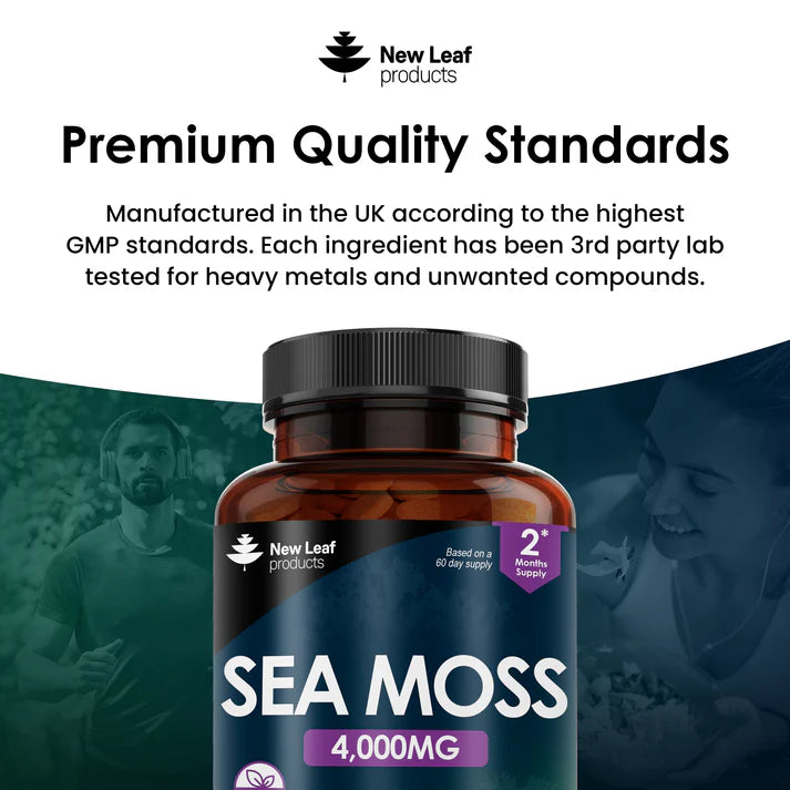 New Leaf Sea Moss Extract High Strength - 120 Tablets
