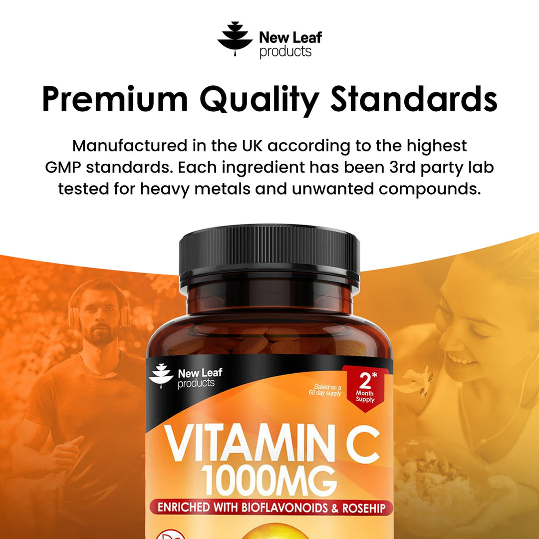 New Leaf Vitamin C with Bioflavonoids & Rosehip - 120 Tablets