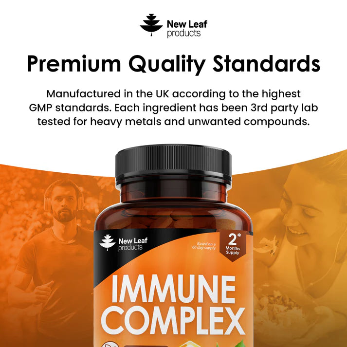 New Leaf Immune Complex - 120 Tablets