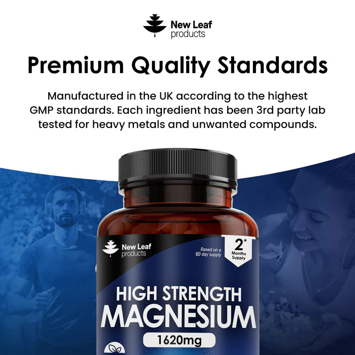 New Leaf Magnesium Citrate High Strength - 120 Capsules