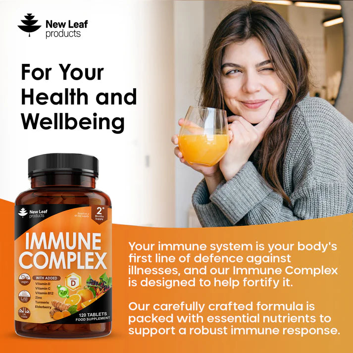 New Leaf Immune Complex - 120 Tablets