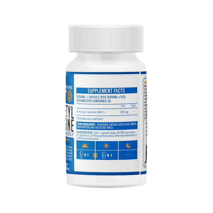 NeuroActive N-Acetyl L-Tyrosine (NALT) - 60 Capsules
