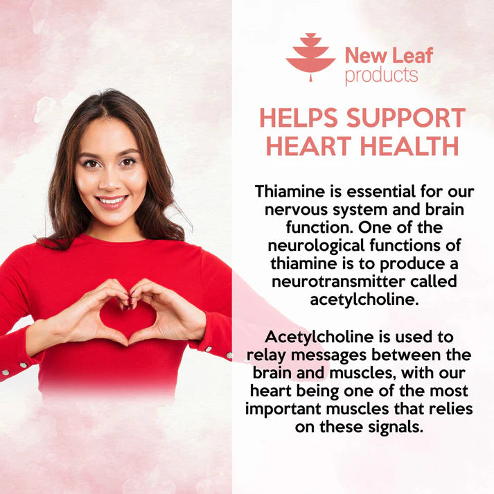 New Leaf Vitamin B1 Thiamine - 120 Tablets