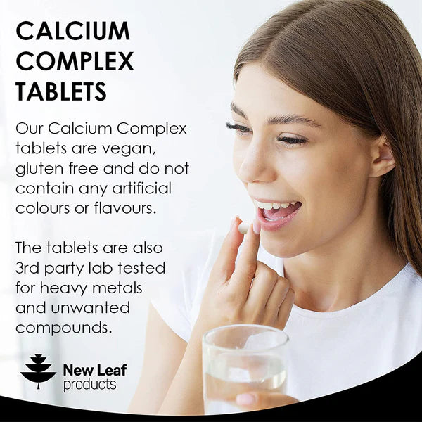 New Leaf Calcium Complex with Magnesium, Zinc and Vitamin D - 120 Tablets