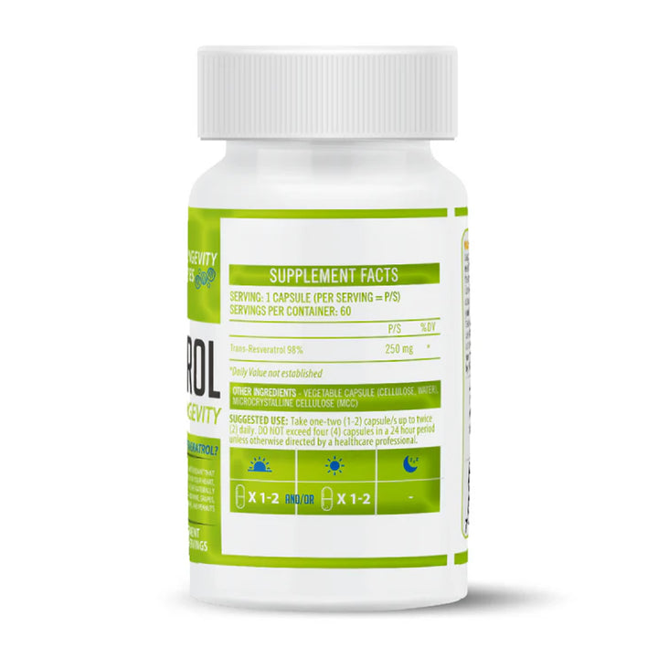 NeuroActive Resveratrol - 60 Capsules