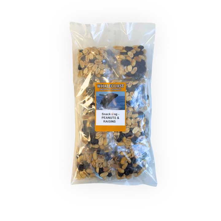Whalecoast - Snack Bag: Peanuts & Raisins 30x30g