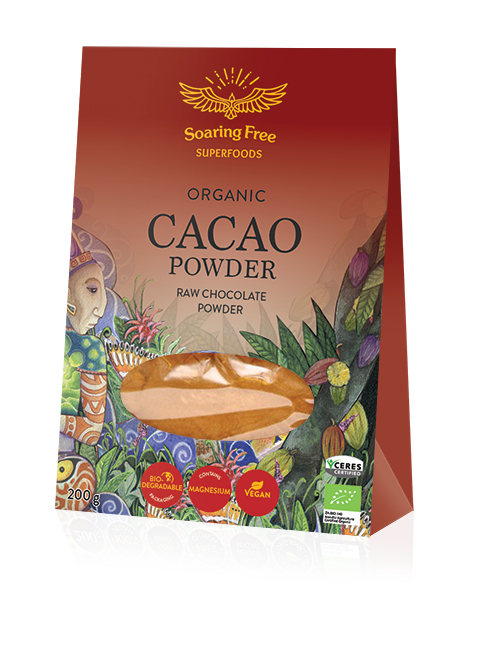 Soaring Free Superfoods Raw Organic Cacao Powder