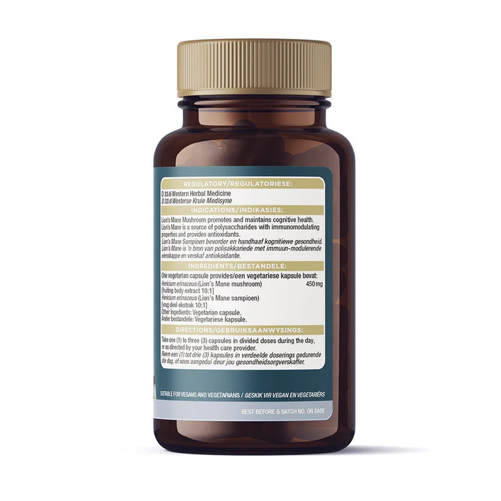 Sfera Lion's Mane Mushroom Extract - 60 Capsules
