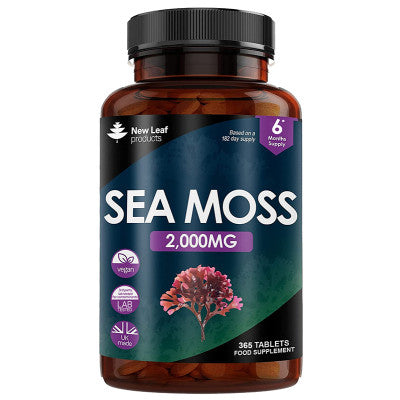 New Leaf Sea Moss Extract High Strength - 365 Tablets