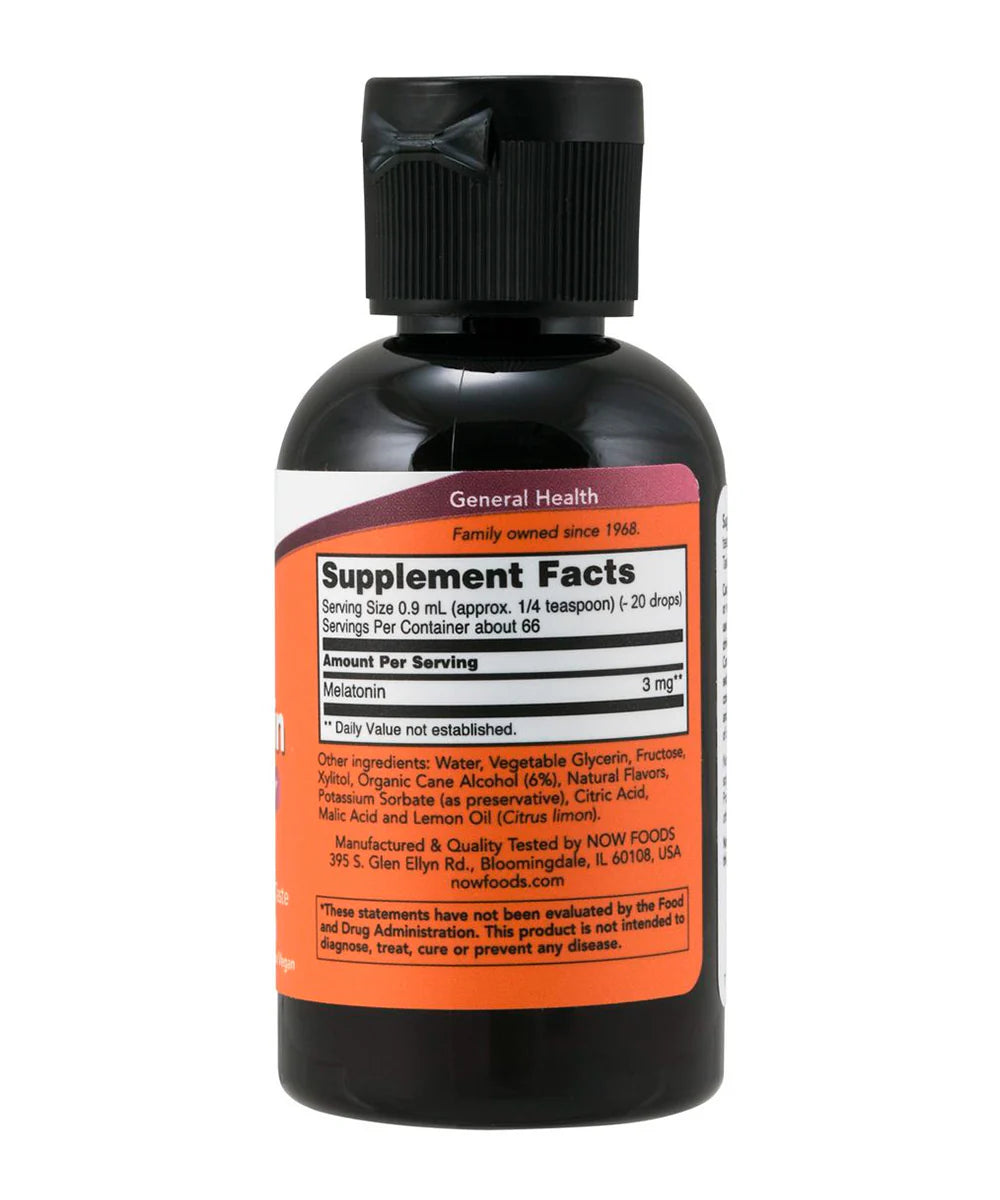 NOW Foods Liquid Melatonin - 59ml