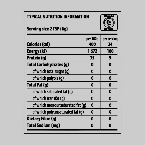 The Harvest Table Pure L-Glutamine Powder - 450g