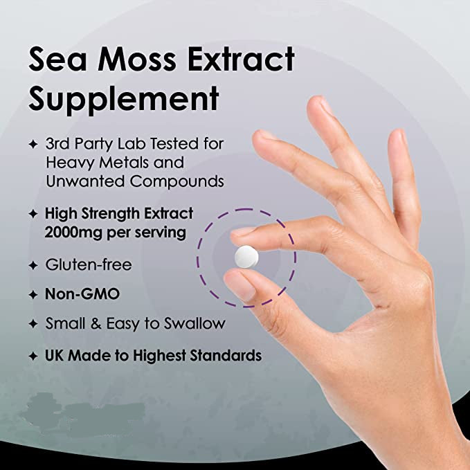 New Leaf Sea Moss Extract High Strength - 365 Tablets