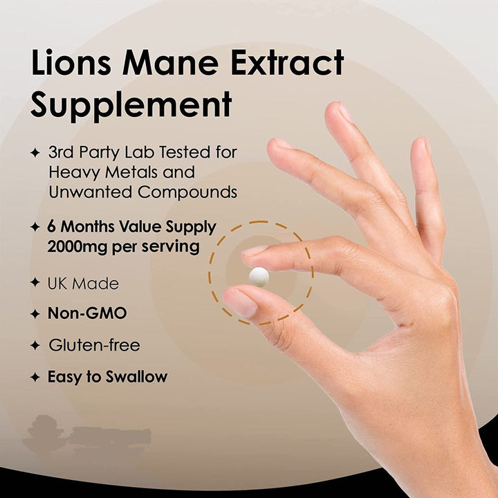 New Leaf Lions Mane - 365 Tablets