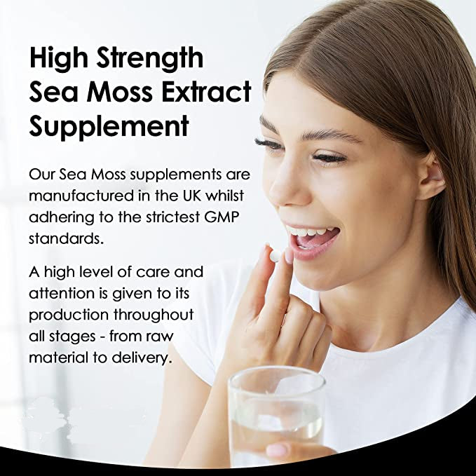 New Leaf Sea Moss Extract High Strength - 365 Tablets