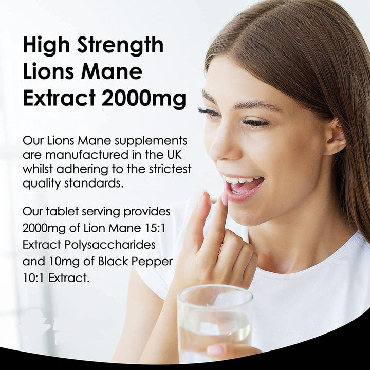 New Leaf Lions Mane - 365 Tablets
