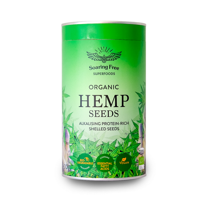 Soaring Free Superfoods Organic Hemp Seeds Shelled/Hulled