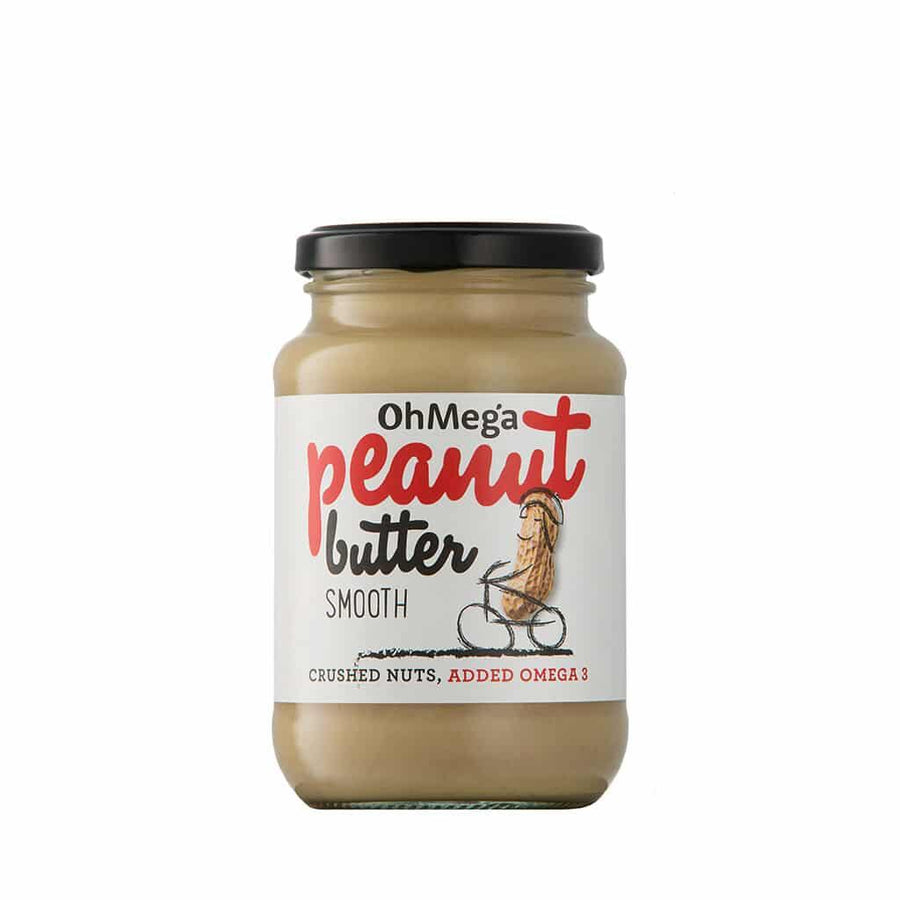 OhMega Peanut Butter - Smooth 400g - Vita Wellness