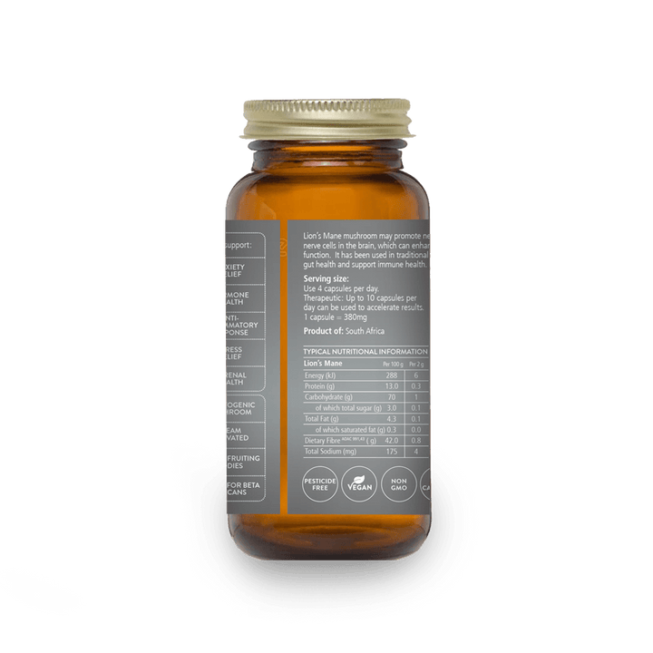 Soaring Free Potent Plants - Lion's Mane Mushroom Capsules - Vita Wellness