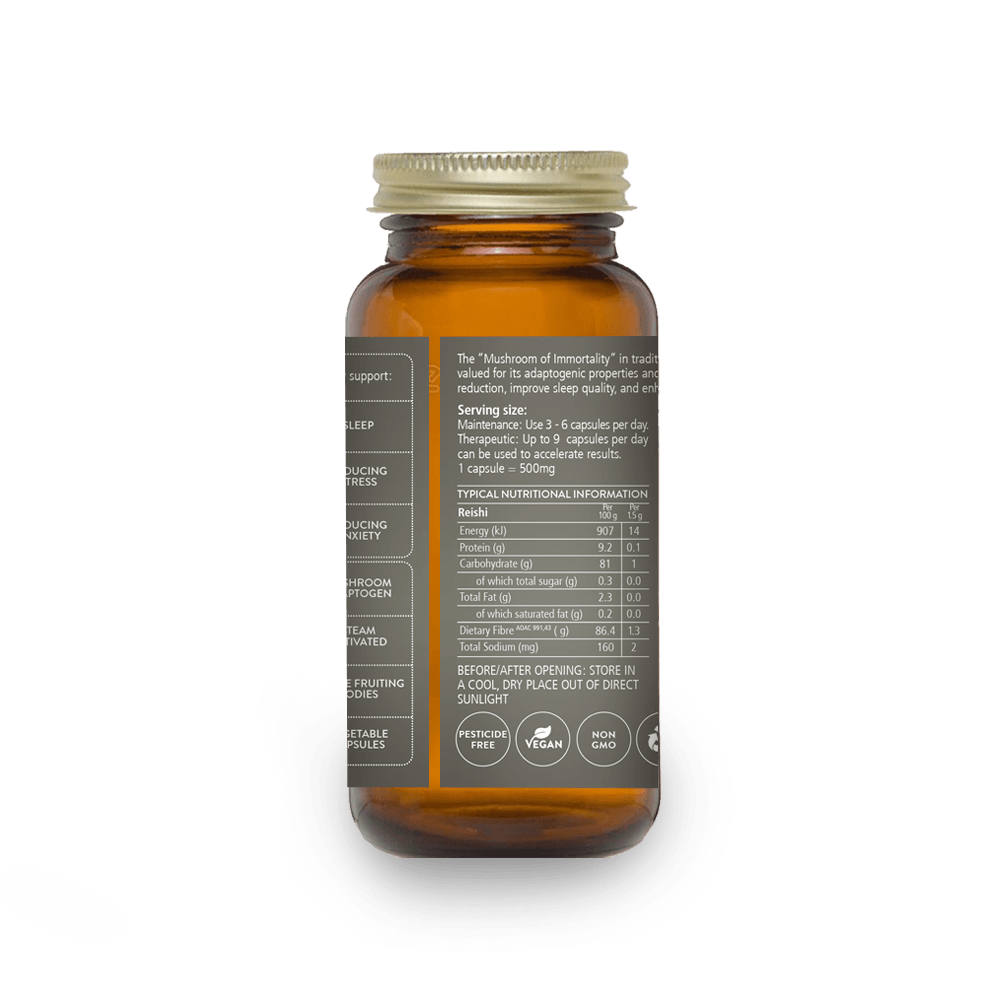 Soaring Free Potent Plants - Reishi Mushroom Capsules - Vita Wellness