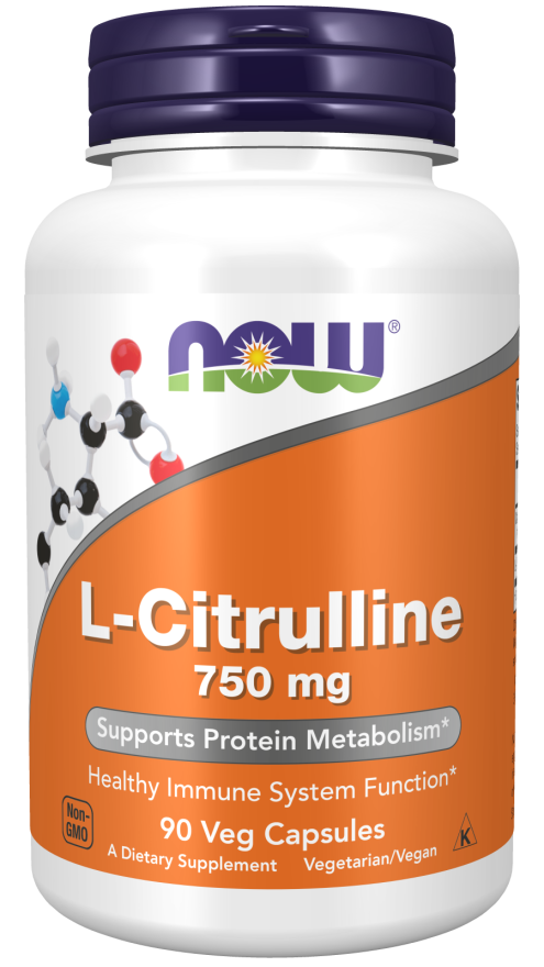 NOW Foods L-Citrulline 750 mg - 90 Veg Capsules