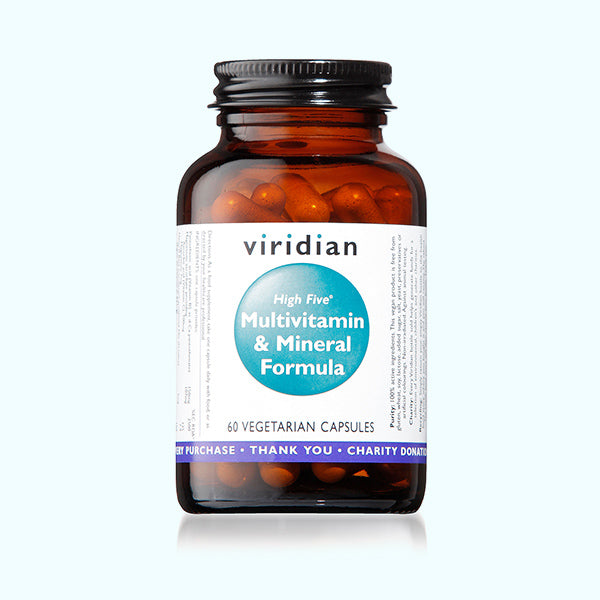 Viridian HIGH FIVE Multivitamin & Mineral Formula - 60 Veg Caps