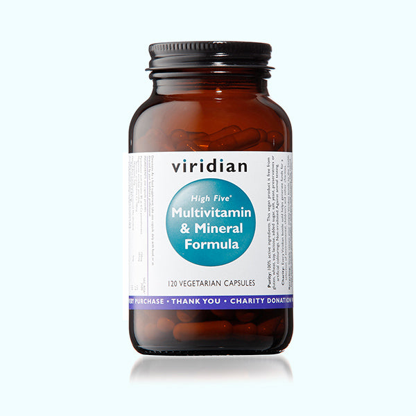 Viridian HIGH FIVE Multivitamin & Mineral Formula - 120 Veg Caps